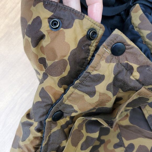 Vintage Stearns Duck Hunting Bouyant Camo Bib Overalls Pants PFD FB-7081 Mens XL - Picture 10 of 16